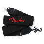 Kytarový popruh FENDER STRAP 2" ČERNÝ ČERVENÝ LOGO