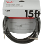 Kabel nástrojový FENDER CABLE PROFESSIONAL SERIES ANGLED 15' BLACK