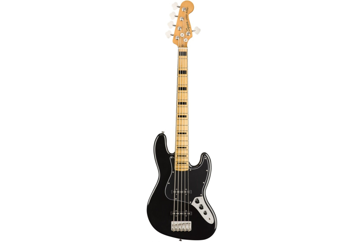 Baskytara SQUIER CLASSIC VIBE '70s JAZZ BASS V MN BLACK