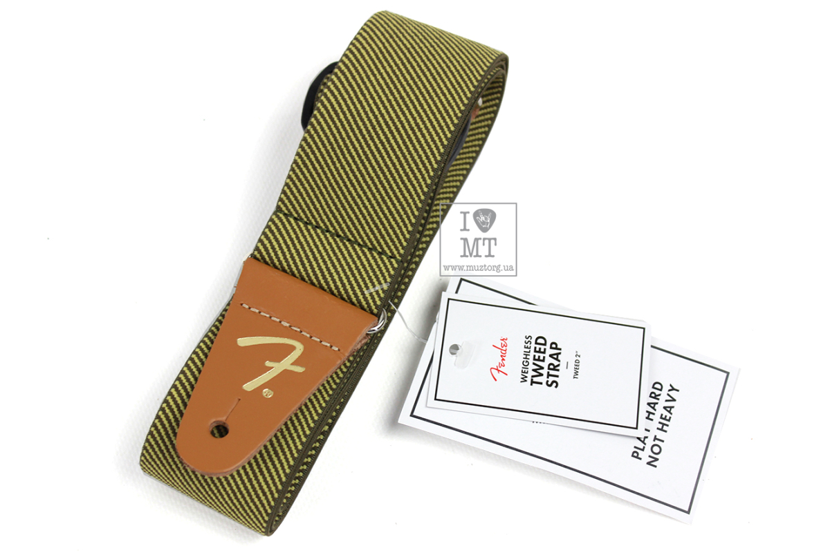 Kytarový popruh FENDER STRAP 2" WEIGHLESS TWEED