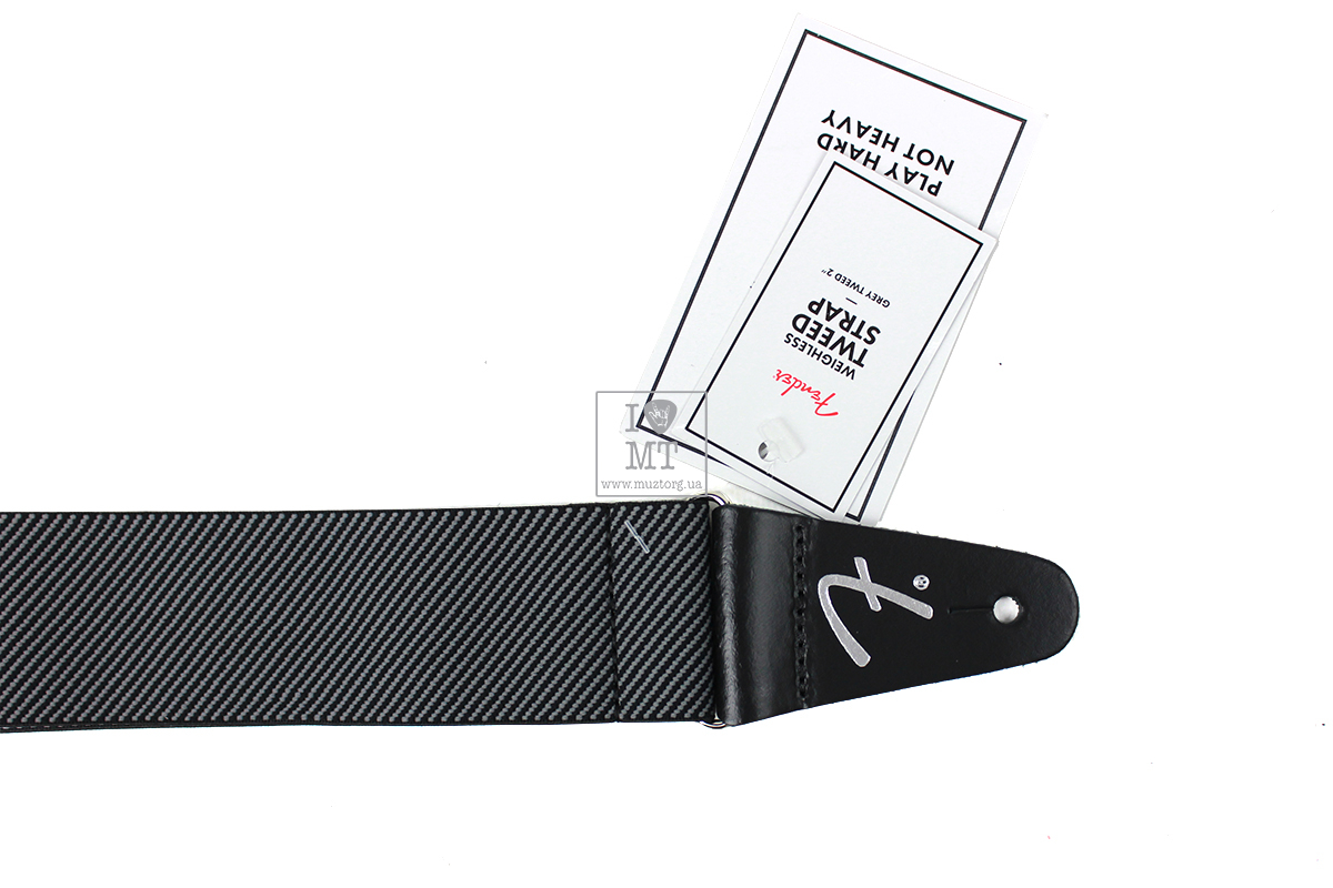 Kytarový popruh FENDER STRAP 2" WEIGHLESS TWEED GREY