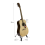 Akustická kytara FENDER FA-125 WN NAT w/GIG BAG