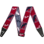 Kytarový popruh FENDER STRAP 2" WEIGHLESS MONOGRAMMED RED/WHITE/BLUE