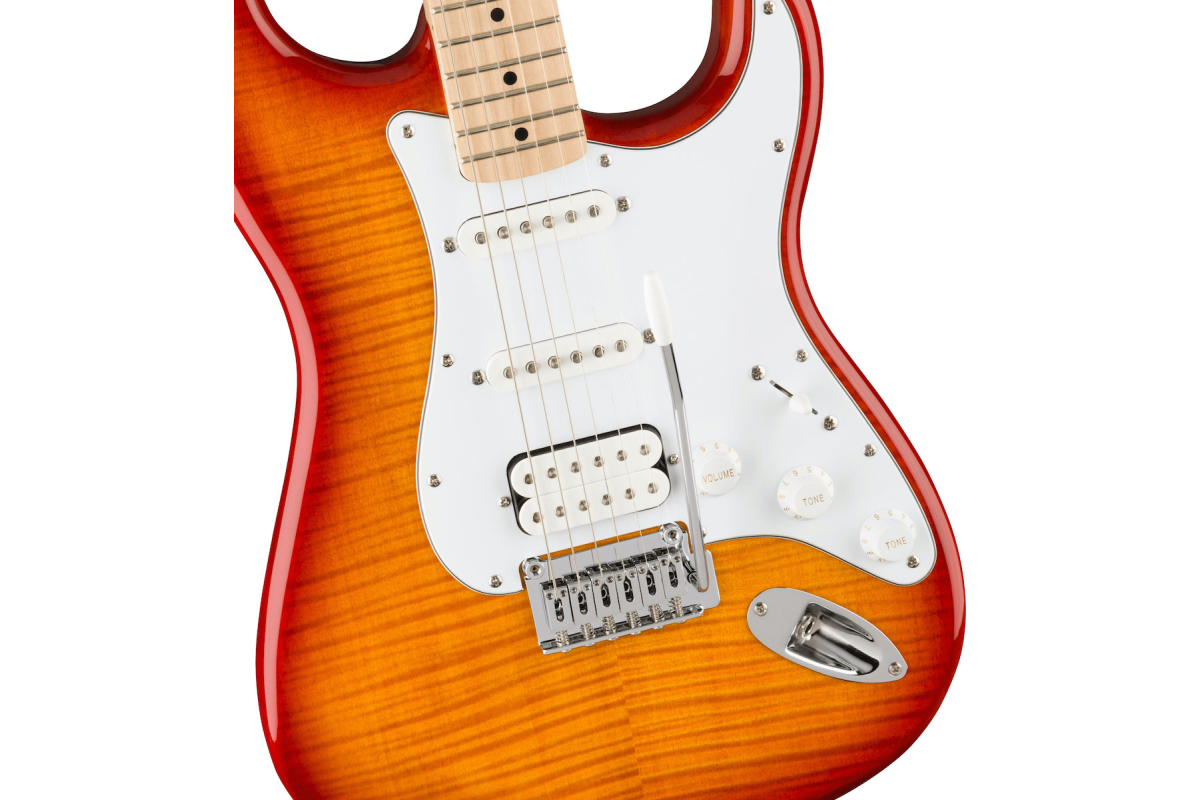 Elektrická kytara SQUIER AFFINITY SERIES STRATOCASTER HSS MN SIENNA SUNBURST