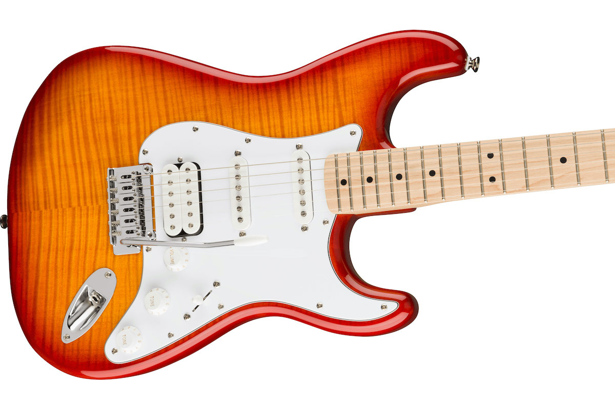 Elektrická kytara SQUIER AFFINITY SERIES STRATOCASTER HSS MN SIENNA SUNBURST