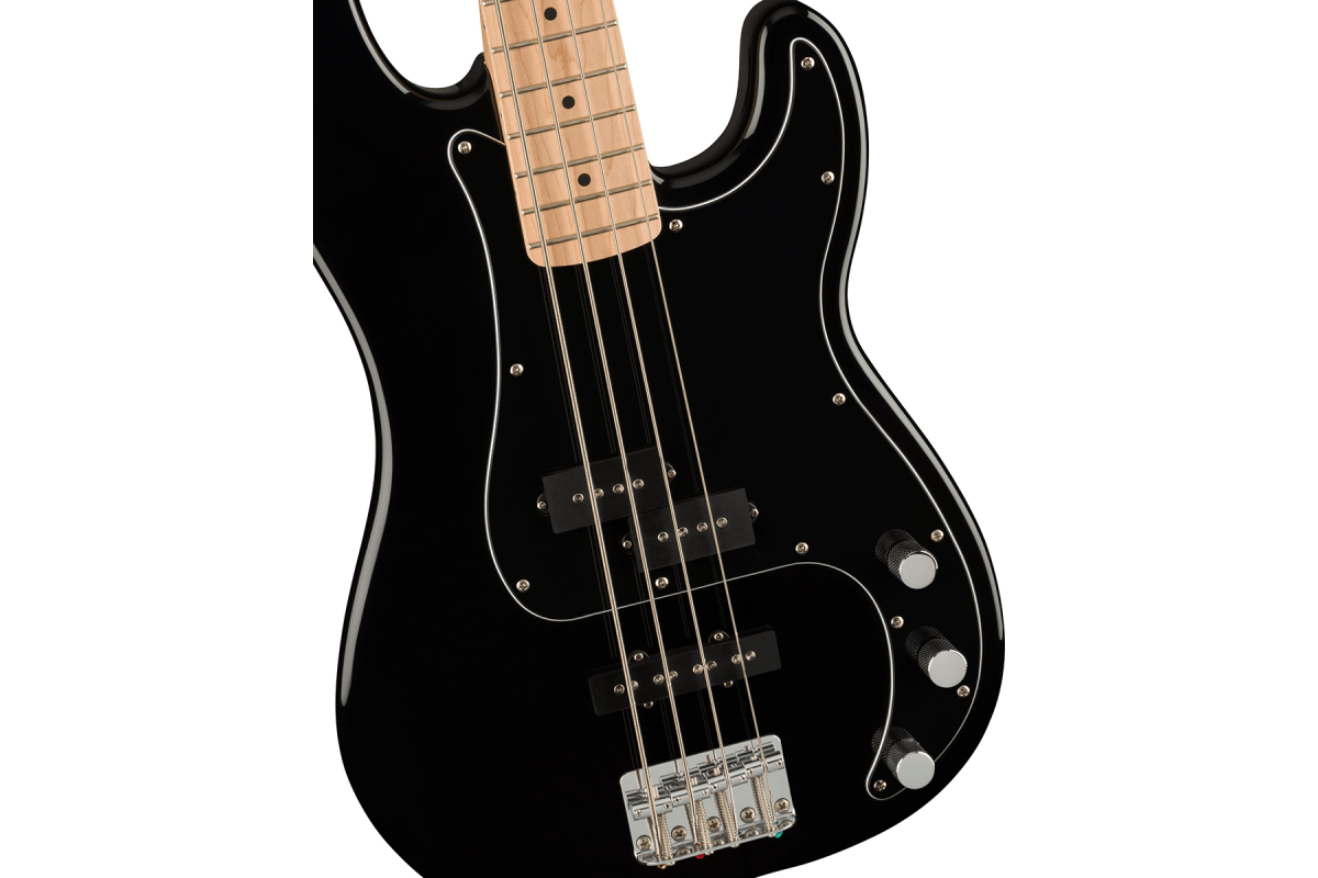 Kytarový set s basovou kytarou SQUIER AFFINITY SERIES PJ BASS START PACK BLACK
