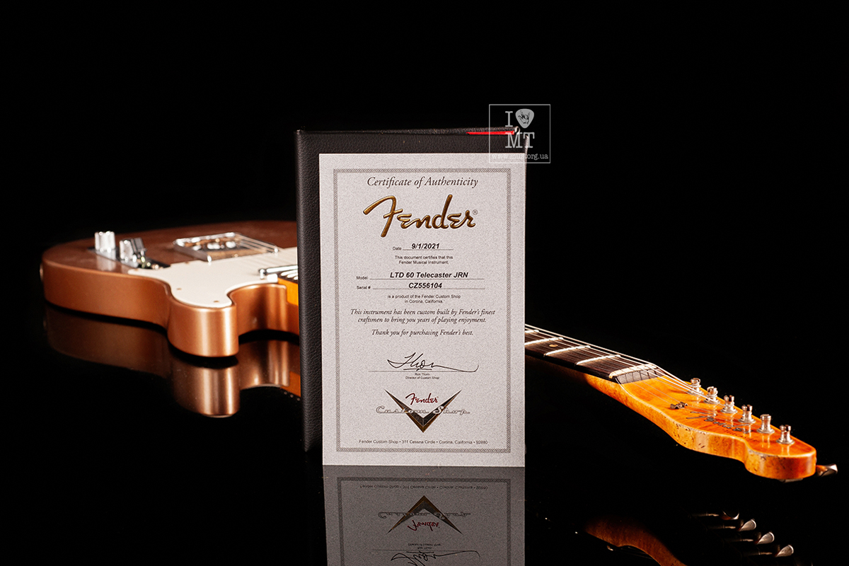 Elektrická kytara FENDER CUSTOM SHOP LIMITED EDITION 1960 TELECASTER JOURNEYMAN RELIC ROOT BEER FLAKE