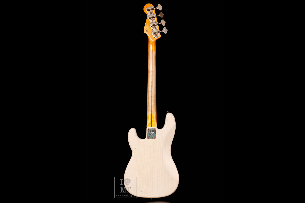 Baskytara FENDER CUSTOM SHOP 1959 PRECISION BASS JOURNEYMAN RELIC AGED WHITE BLONDE