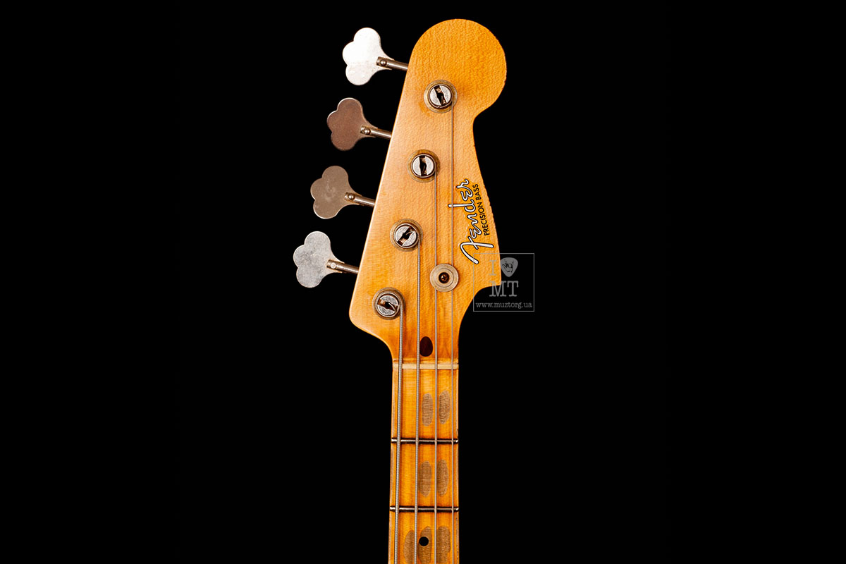 Baskytara FENDER CUSTOM SHOP 1959 PRECISION BASS JOURNEYMAN RELIC AGED WHITE BLONDE