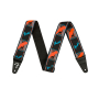 Kytarový popruh FENDER STRAP 2" NEON MONOGRAMMED BLUE ORANGE