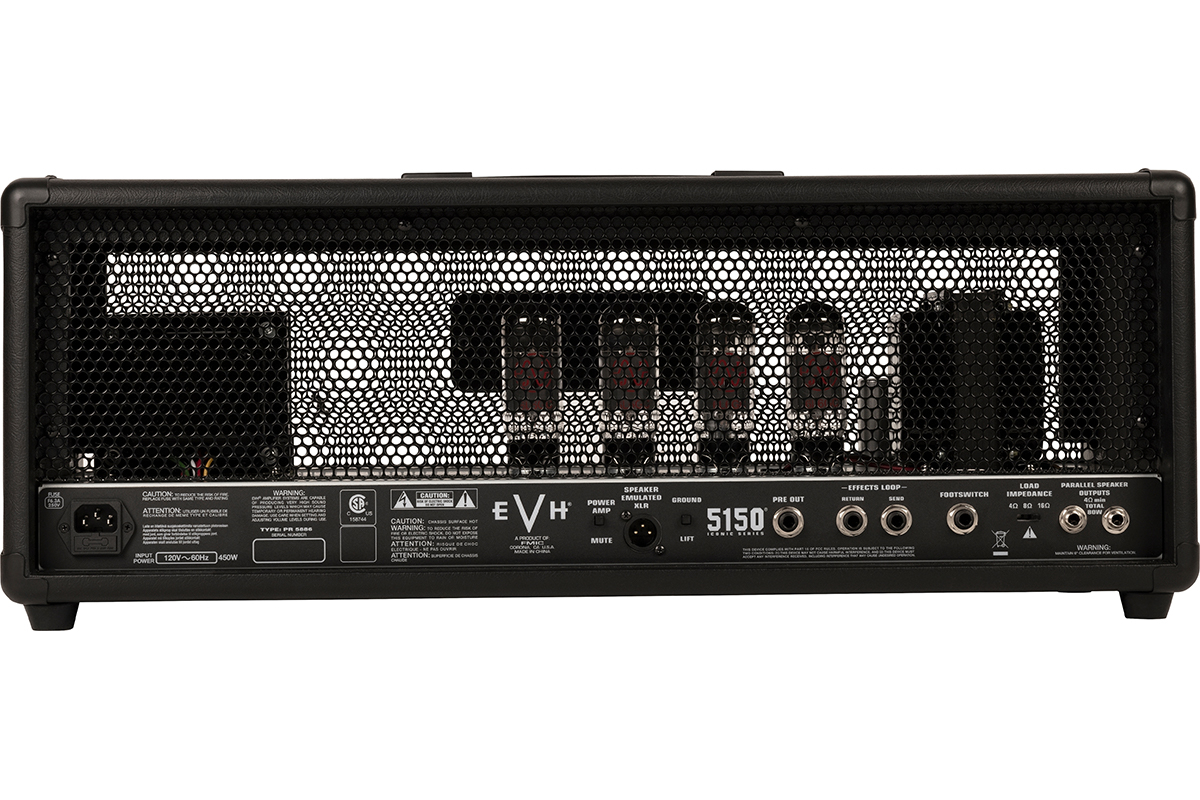 Kytarový zesilovač EVH 5150 ICONIC SERIES 80W HEAD BLACK