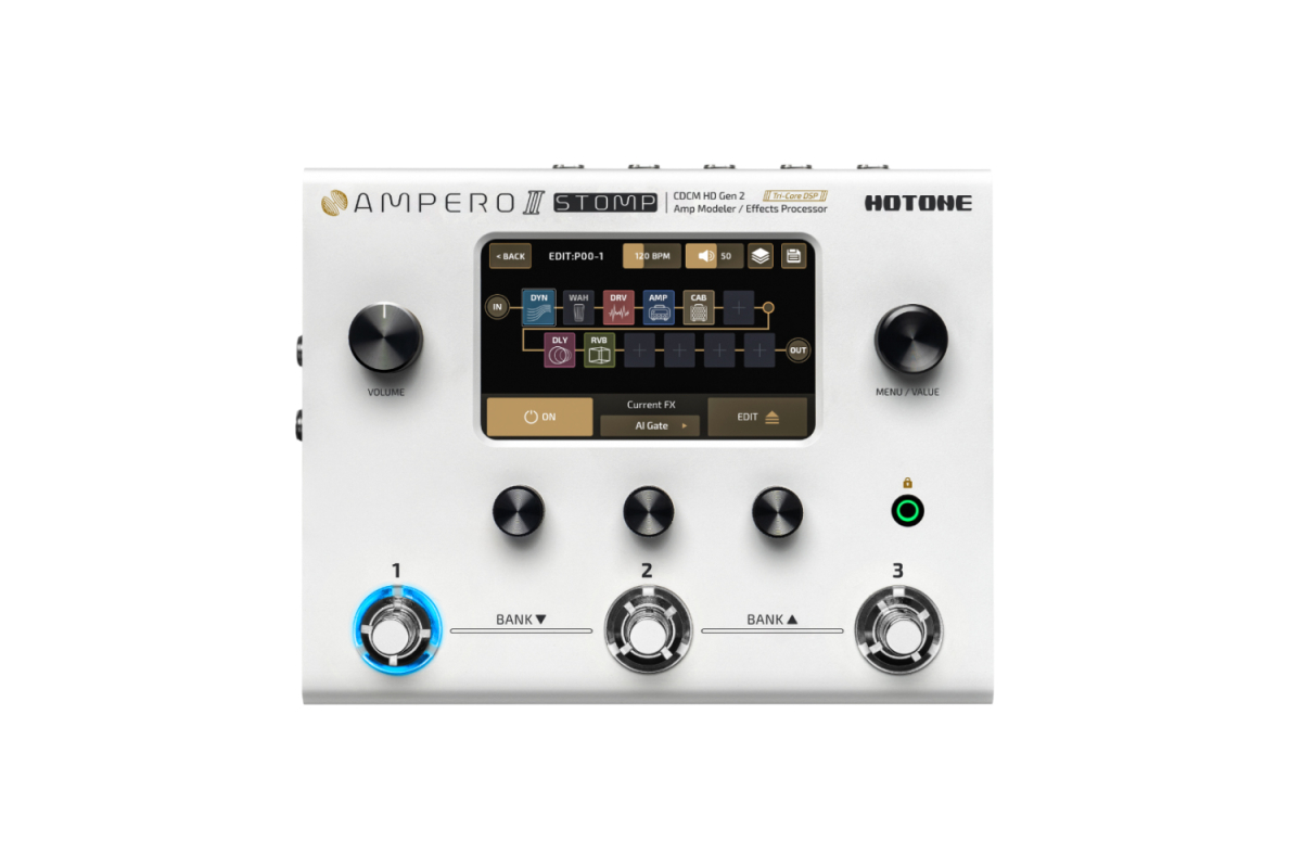 Guitar Effects Processor HOTONE AUDIO AMPERO II STOMP