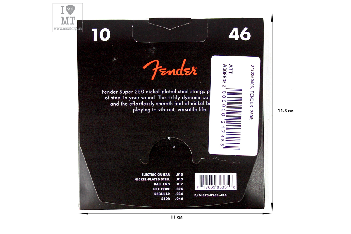 Struny pro elektrické kytary FENDER 250R