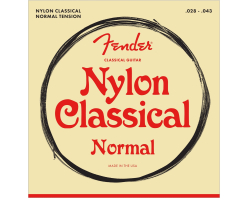 Struny pro klasické kytary FENDER 100 NYLON CLASSICAL STRINGS TIE END 28-43