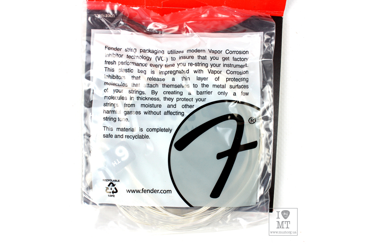 Struny pro klasické kytary FENDER 100 NYLON CLASSICAL STRINGS TIE END 28-43