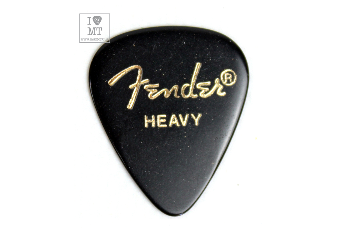 Mediátor FENDER 351 SHAPE BLACK H 1 GROSS