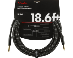 Nástrojový kabel FENDER CABLE DELUXE SERIES 18.6' BLACK TWEED