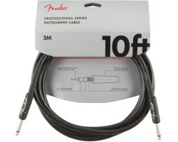 Kabel nástrojový FENDER CABLE PROFESSIONAL SERIES 10' BLACK