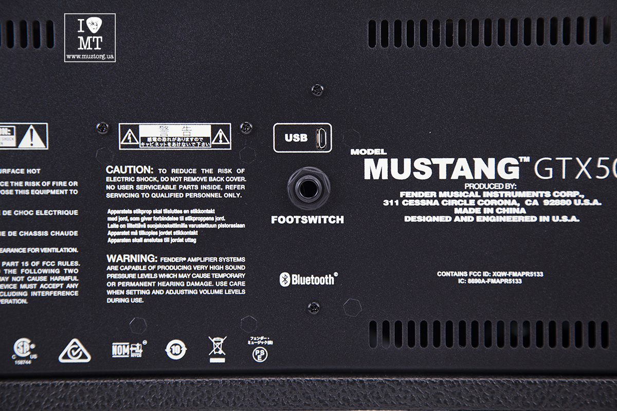 Kytarový kombinační zesilovač FENDER MUSTANG GTX50
