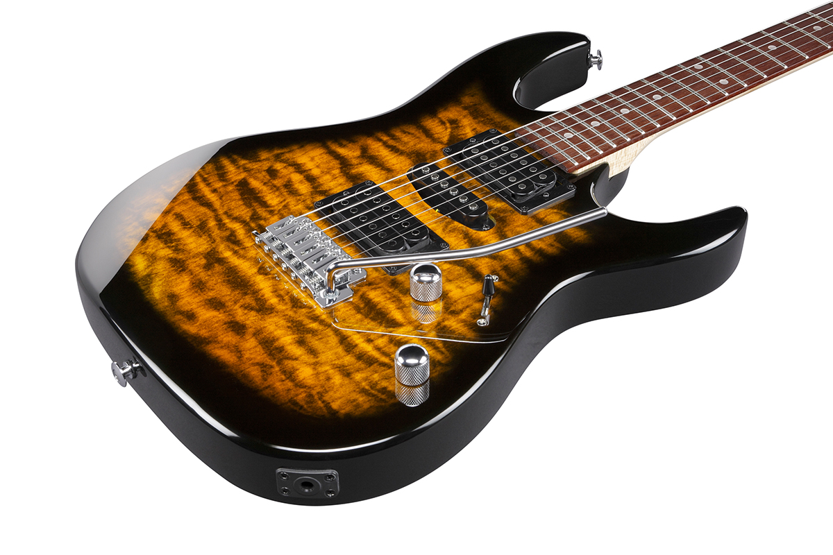 Elektrická kytara IBANEZ GRX70QA-SB