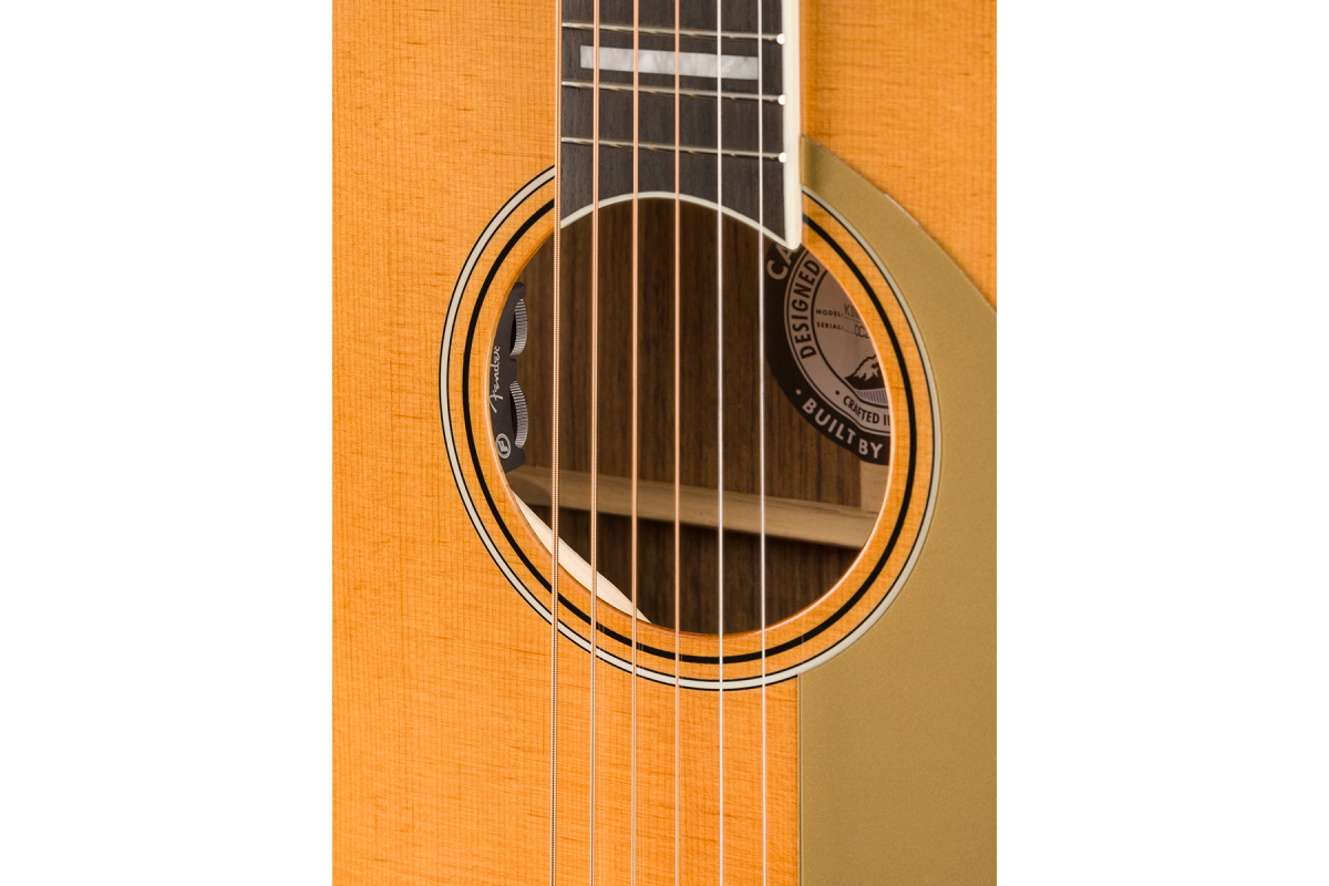Elektrická akustická kytara FENDER KING VINTAGE AGED NATURAL