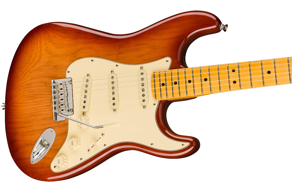 Elektrická kytara FENDER AMERICAN PRO II STRATOCASTER MN SIENNA SUNBURST