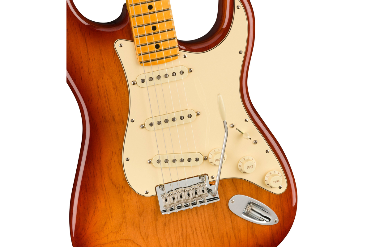 Elektrická kytara FENDER AMERICAN PRO II STRATOCASTER MN SIENNA SUNBURST