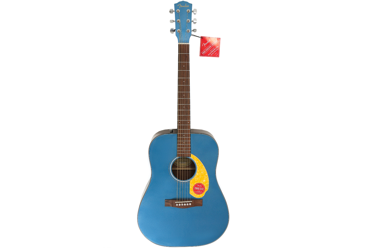 Akustická kytara FENDER CD-60S FSR BLUE PEARL w/YELLOW PICKGUARD