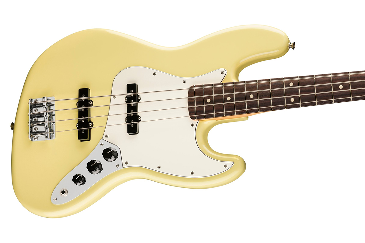 Baskytara FENDER PLAYER II JAZZ BASS RW HIALEAH YELLOW