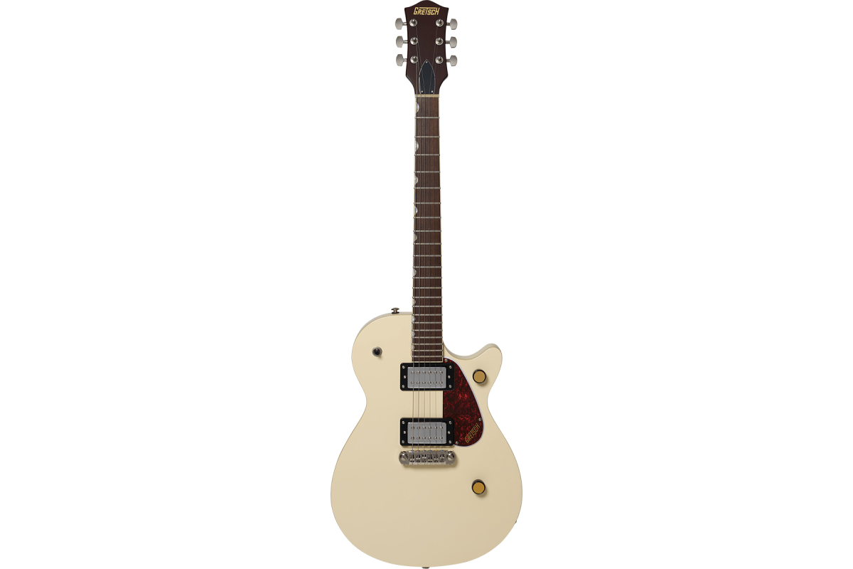Elektrická kytara GRETSCH STREAMLINER JET CLUB SINGLE-CUT WITH WRAPAROUND VINTAGE WHITE