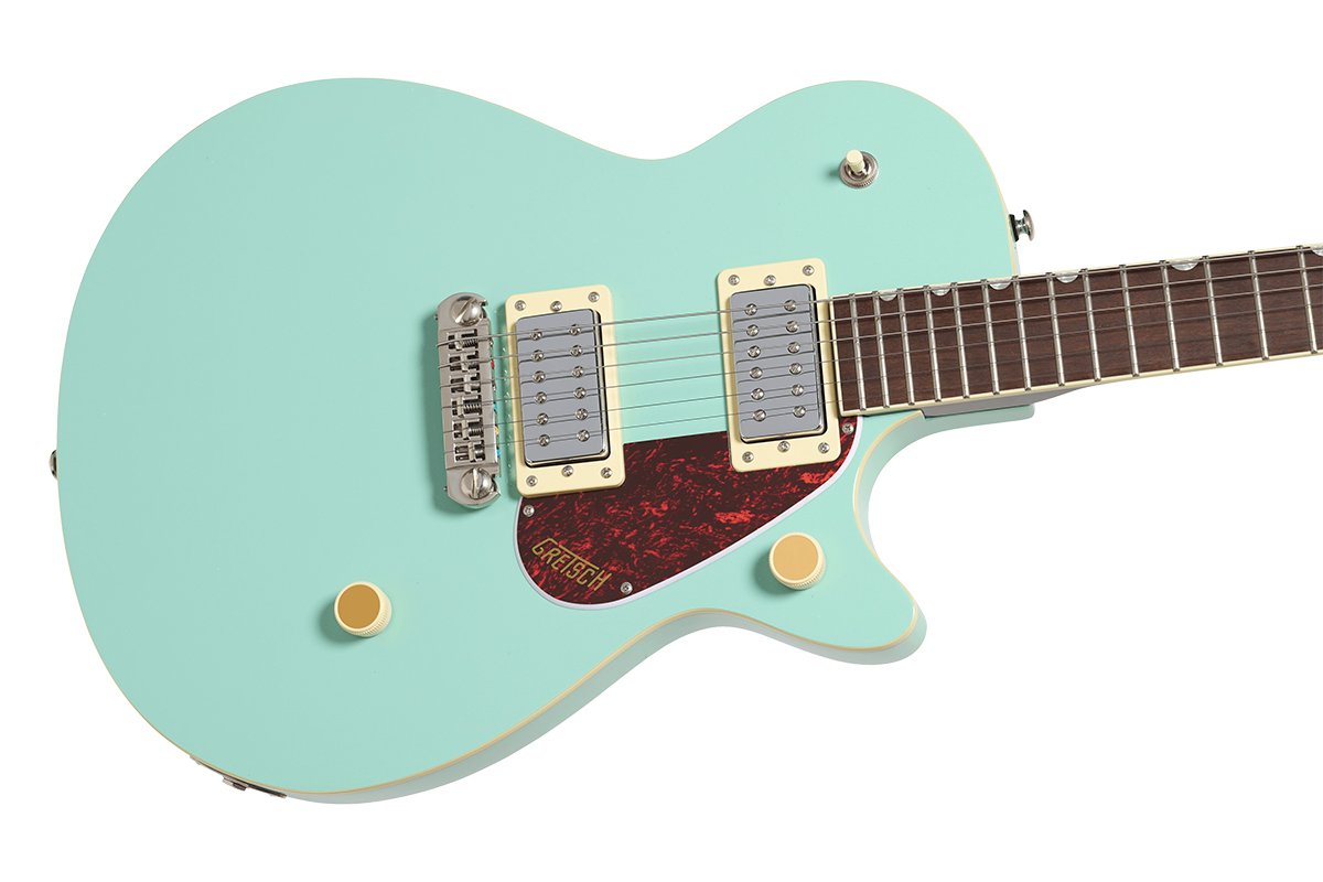 Elektrická kytara GRETSCH STREAMLINER JET CLUB SINGLE-CUT WITH WRAPAROUND MINT METALLIC