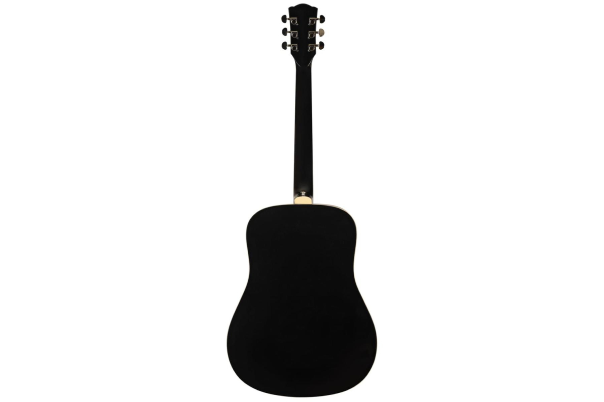 Akustická kytara ROCKDALE Maverick D6 BLACK Gloss