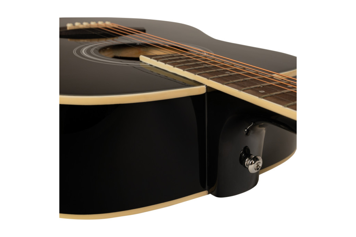 Akustická kytara ROCKDALE Maverick D6 BLACK Gloss