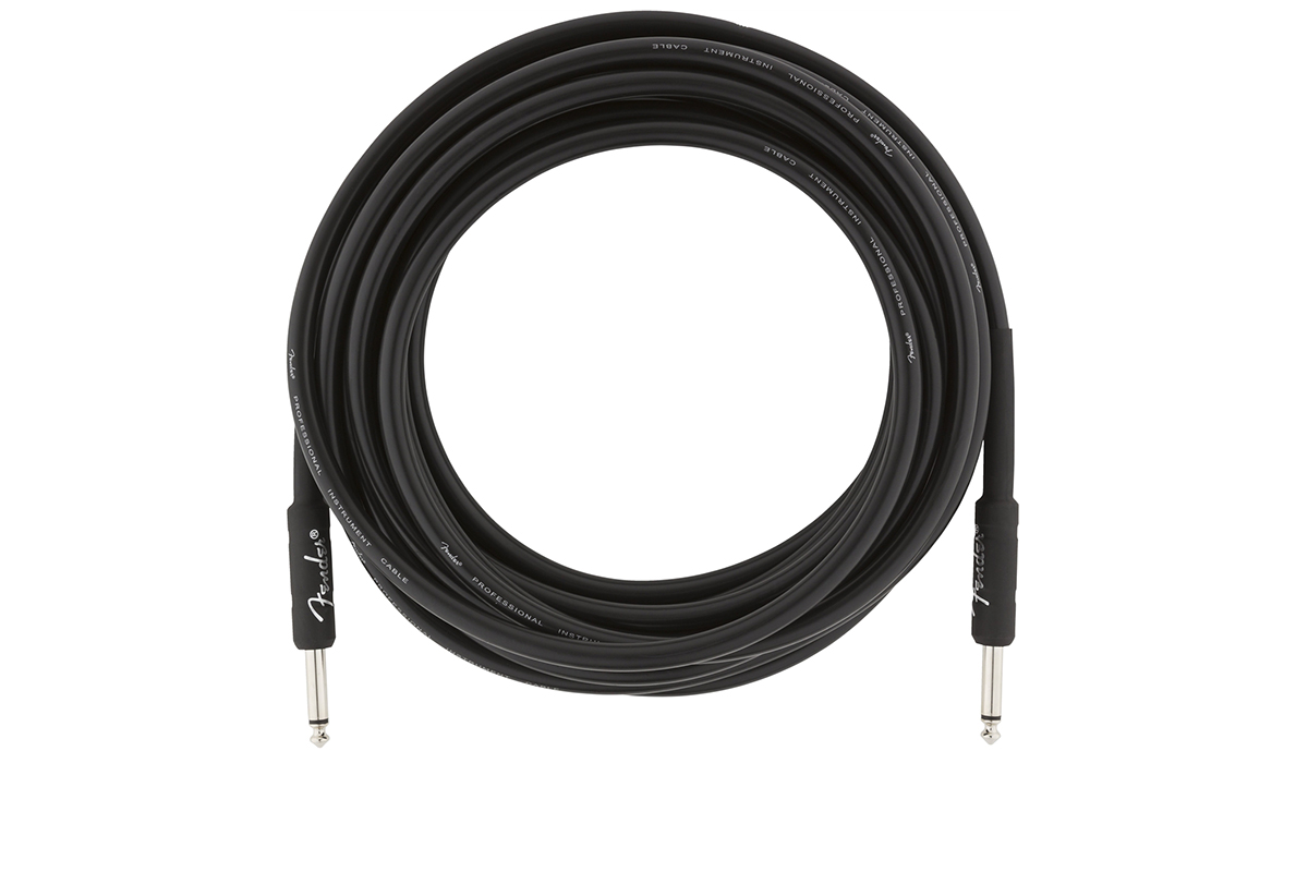 Nástrojový kabel FENDER CABLE PROFESSIONAL 18.6' BLACK