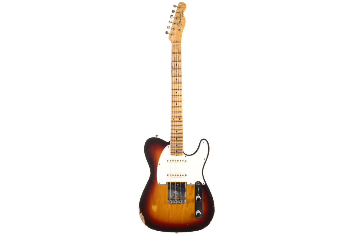 Elektrická kytara FENDER CUSTOM SHOP LIMITED HOTSHOT TELECASTER RELIC CHOCOLATE 3 TONE SUNBURST