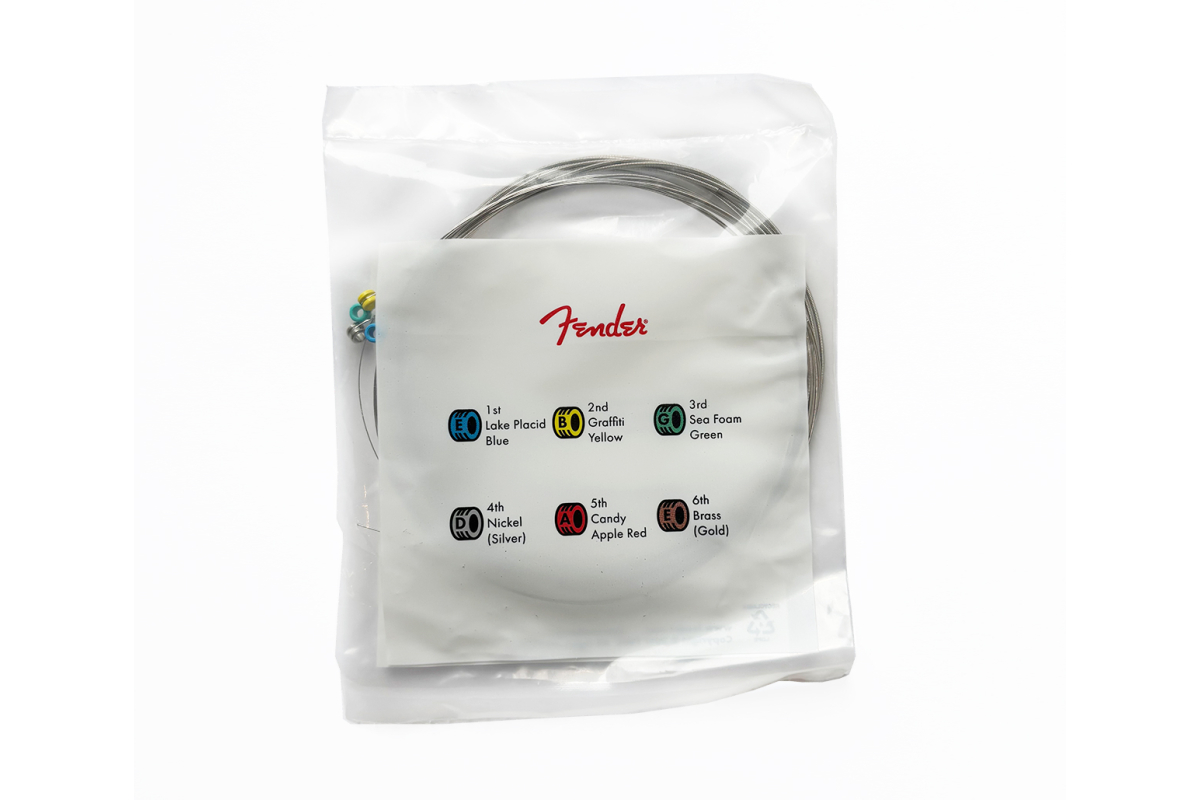 Struny pro elektrické kytary FENDER 150R Transparent Pack