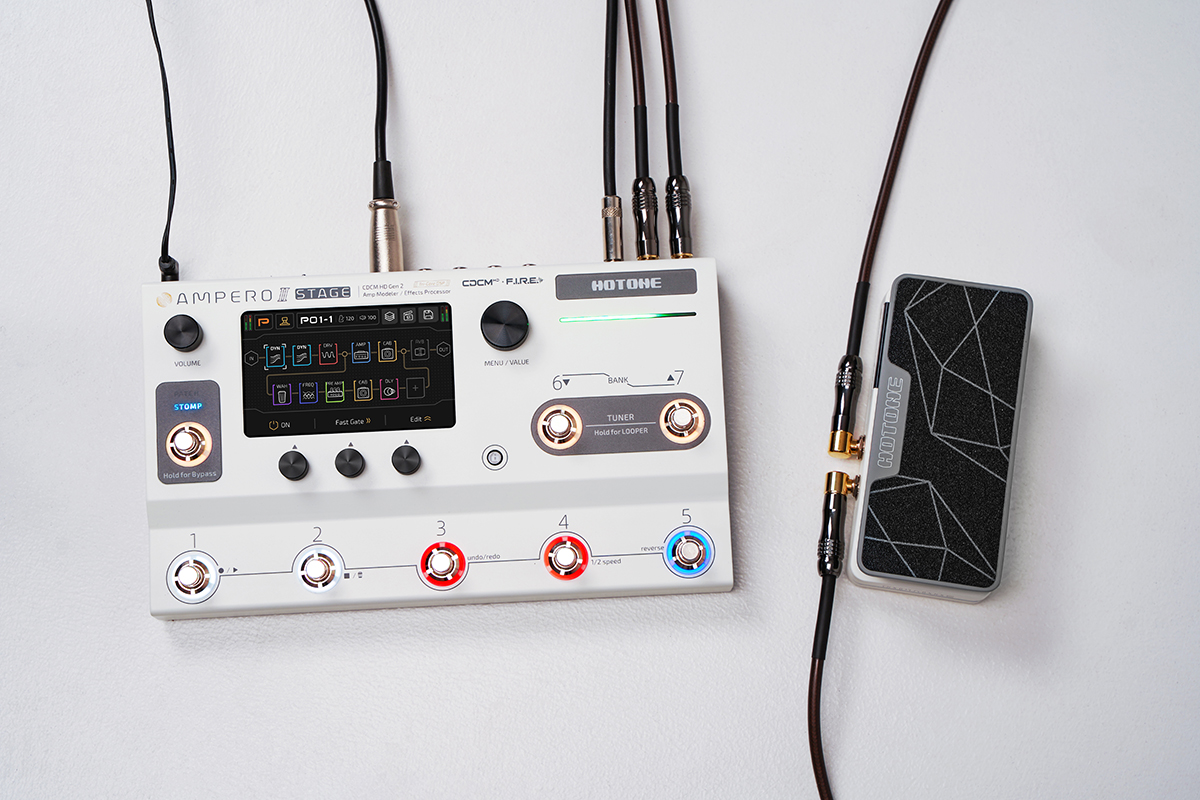 Pedál expresi HOTONE AUDIO AMPERO II PRESS EXPRESSION PEDAL