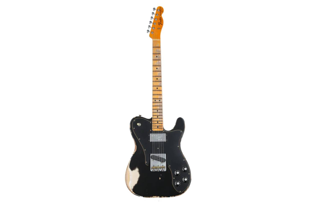 Elektrická kytara FENDER CUSTOM SHOP LIMITED EDITION '70S TELECASTER CUSTOM HEAVY RELIC AGED BLACK