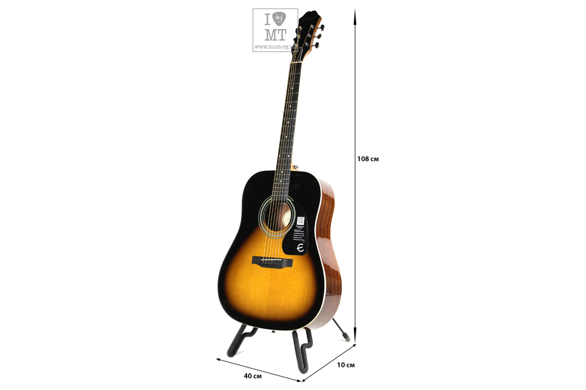 Akustická kytara EPIPHONE DR-100 VSB