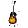 Akustická kytara EPIPHONE DR-100 VSB