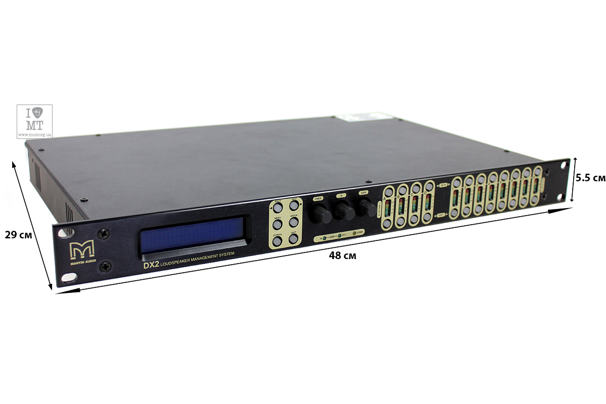 Reproduktorový procesor MARTIN AUDIO DX2