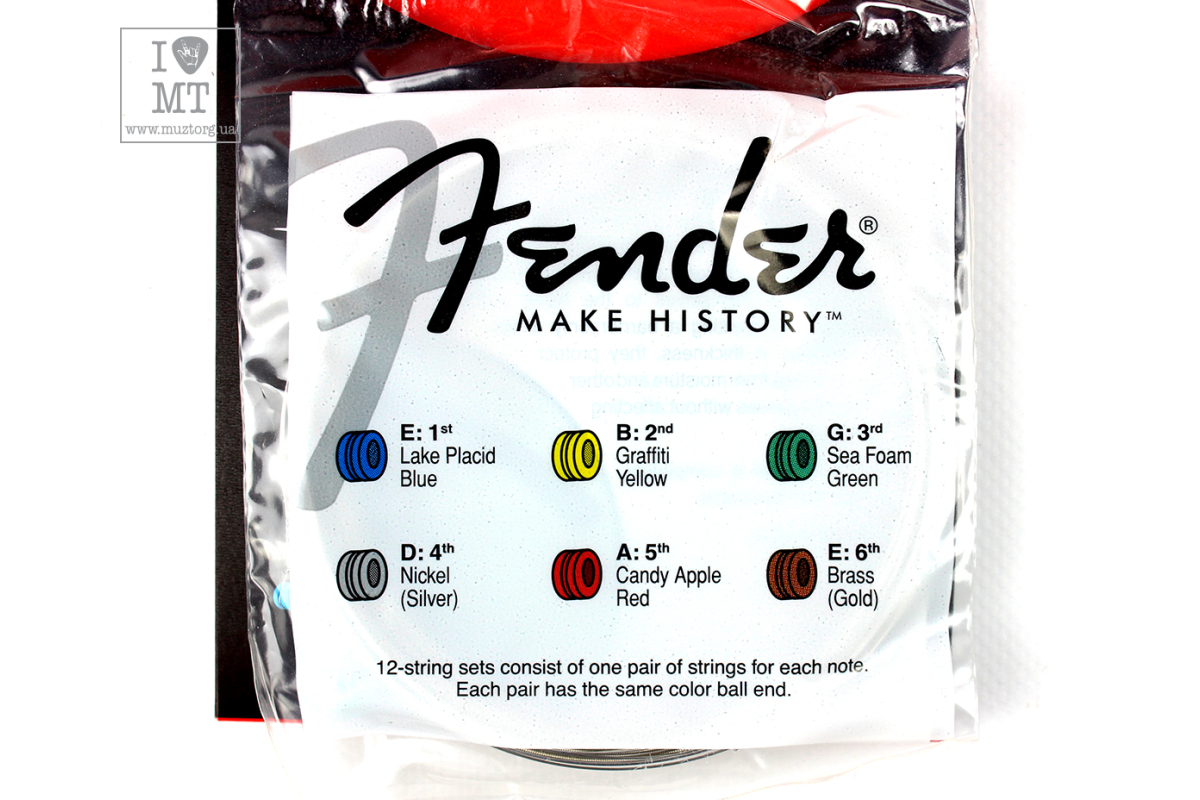 Struny pro elektrické kytary FENDER 150L PURE NICKEL GUITAR STRING 9-42