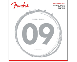 Struny pro elektrické kytary FENDER 150L PURE NICKEL GUITAR STRING 9-42